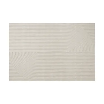 Relevo Rug Quattro tapis en laine - Off white, 200x300 cm - Muuto