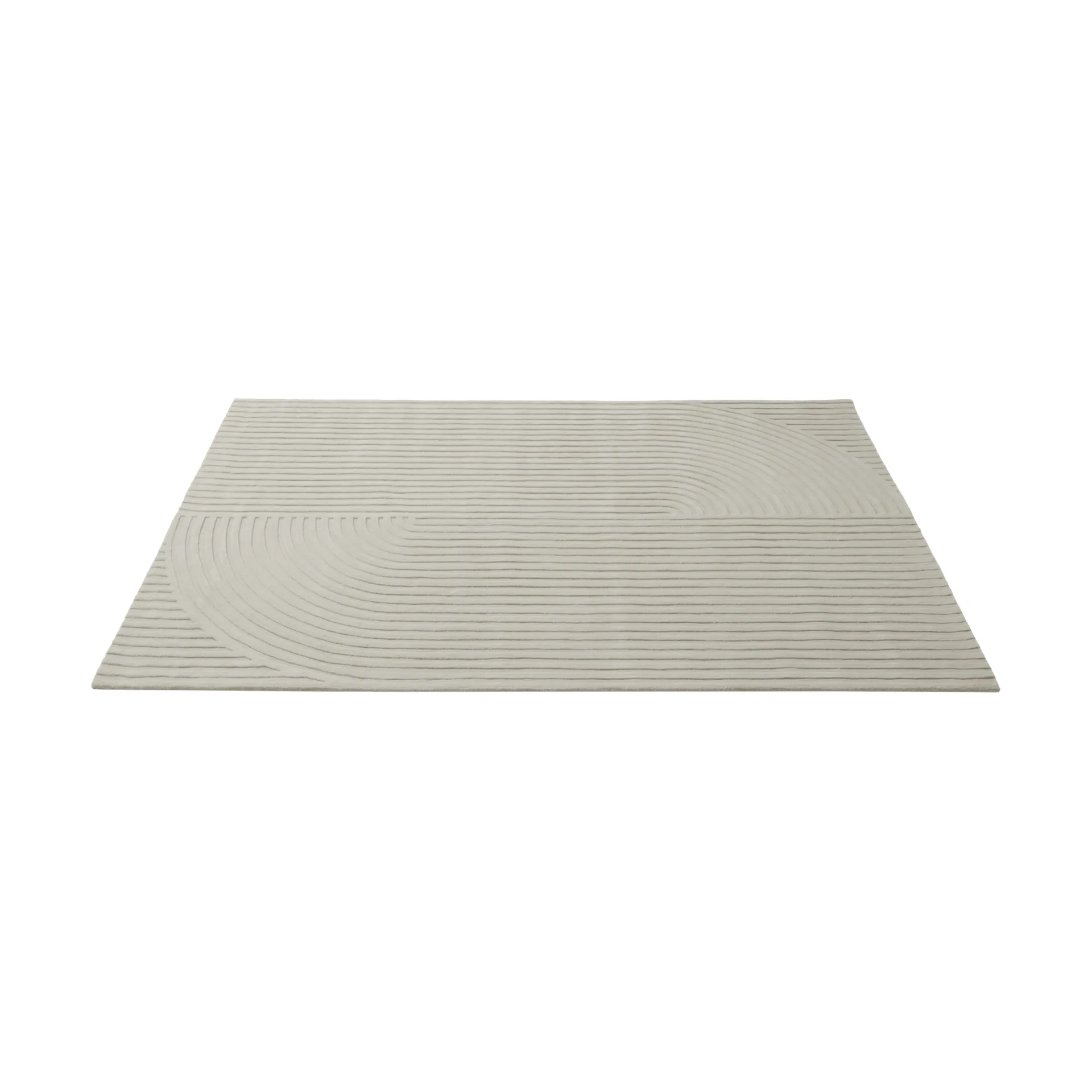 Relevo Rug Quattro tapis en laine, Off white, 200x300 cm Muuto