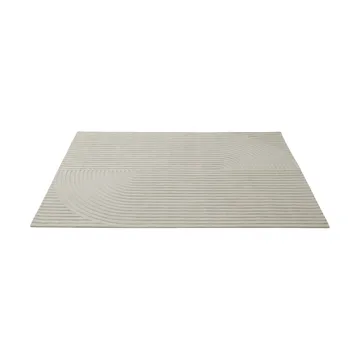 Relevo Rug Quattro tapis en laine - Off white, 200x300 cm - Muuto