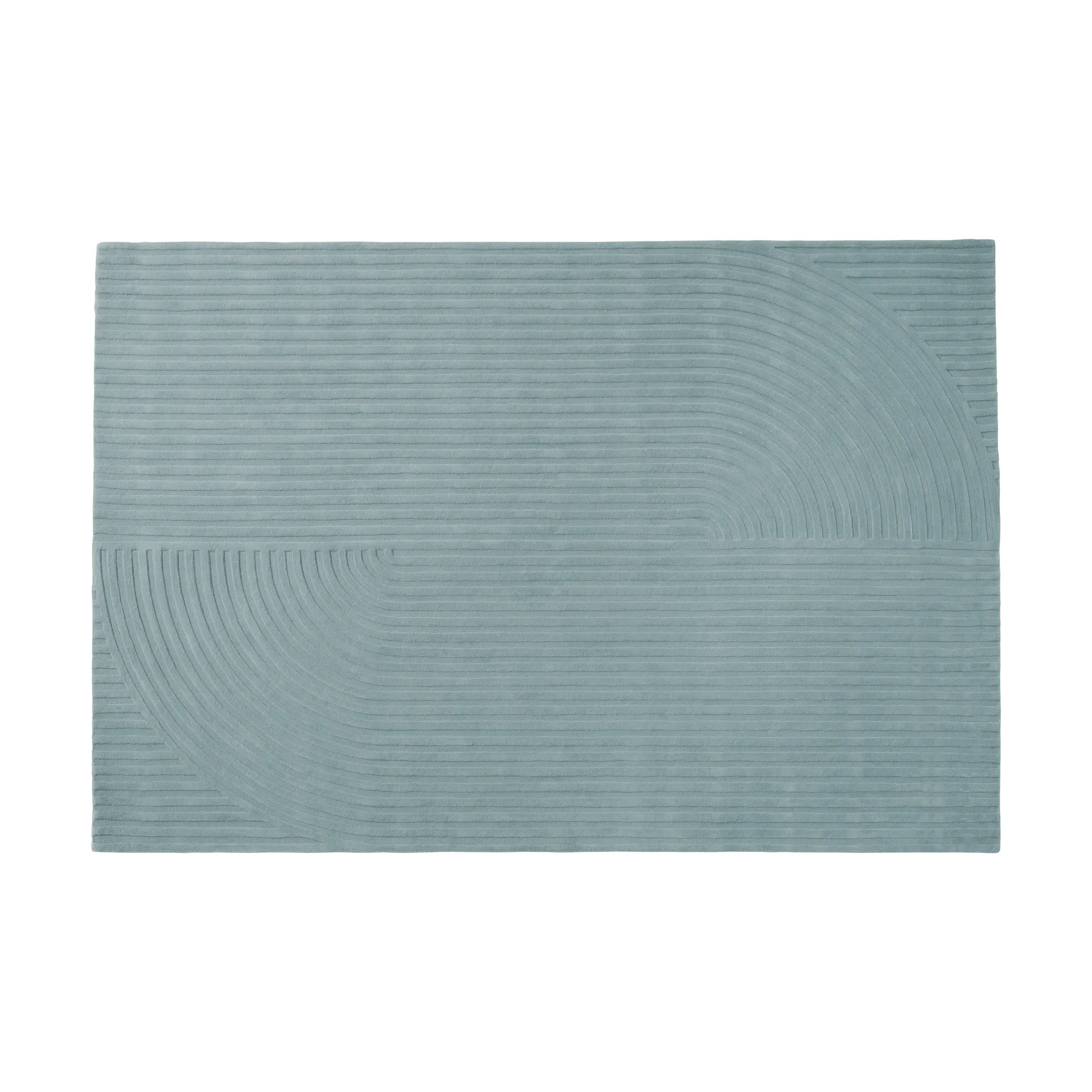 Muuto Relevo Rug Quattro tapis en laine Sage green, cm — vue 3