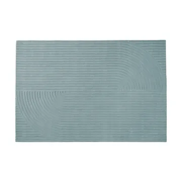 Relevo Rug Quattro tapis en laine - Sage green, 200x300 cm - Muuto