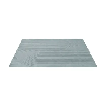 Relevo Rug Quattro tapis en laine - Sage green, 200x300 cm - Muuto