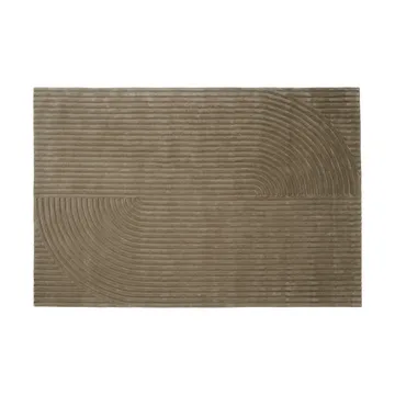 Relevo Rug Quattro tapis en laine - Taupe, 200x300 cm - Muuto