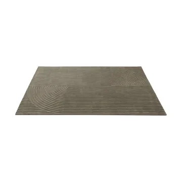 Relevo Rug Quattro tapis en laine - Taupe, 200x300 cm - Muuto