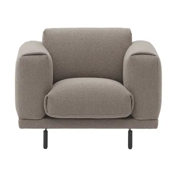 Rest Lounge Chair fauteuil lounge - Hearth 6-pieds noirs - Muuto