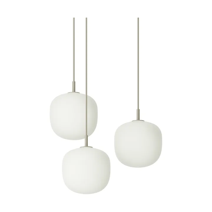 Rime Pendant Cluster 3 suspension - Gris, Ø18 cm - Muuto