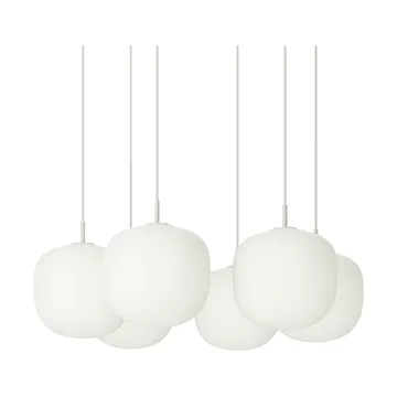 Rime Pendant Cluster 6 suspension - Blanc, Ø25 cm - Muuto