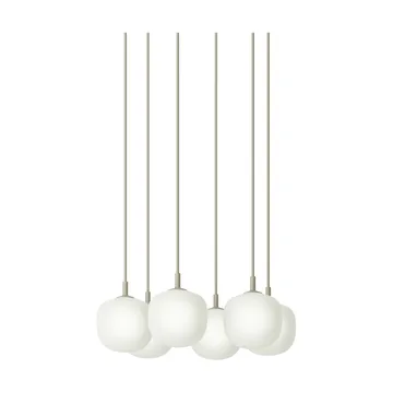 Rime Pendant Cluster 6 suspension - Gris, Ø12 cm - Muuto