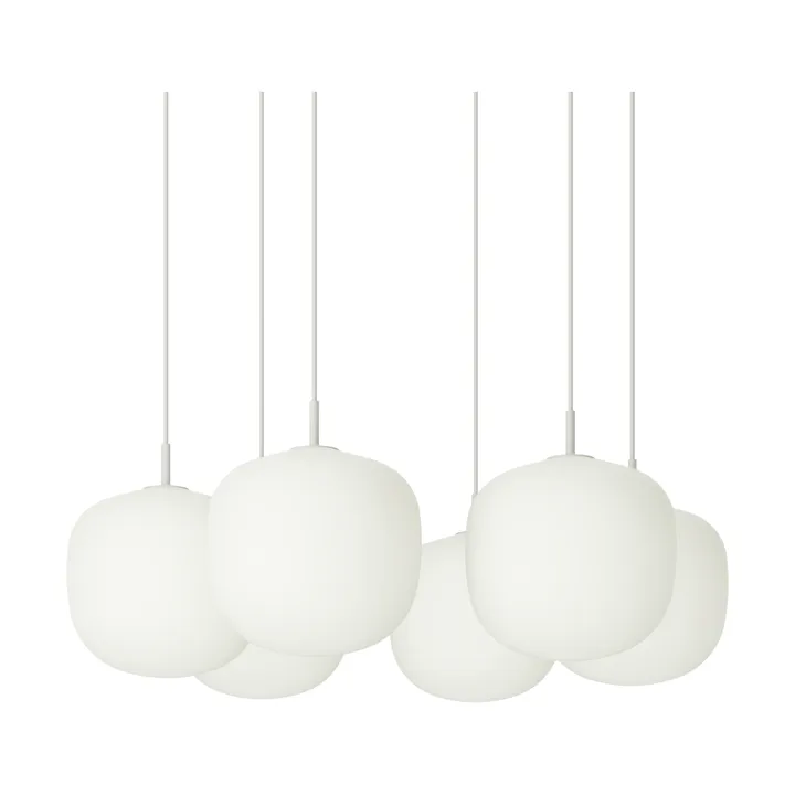 Rime Pendant Cluster 6 suspension - Gris, Ø25 cm - Muuto
