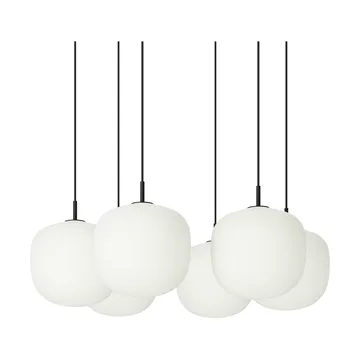 Rime Pendant Cluster 6 suspension - Noir, Ø25 cm - Muuto