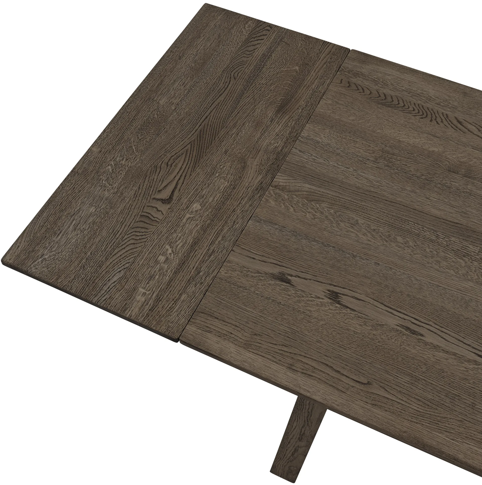 Set de 2 rallonges Earnest Extendable, Dark oiled oak Muuto