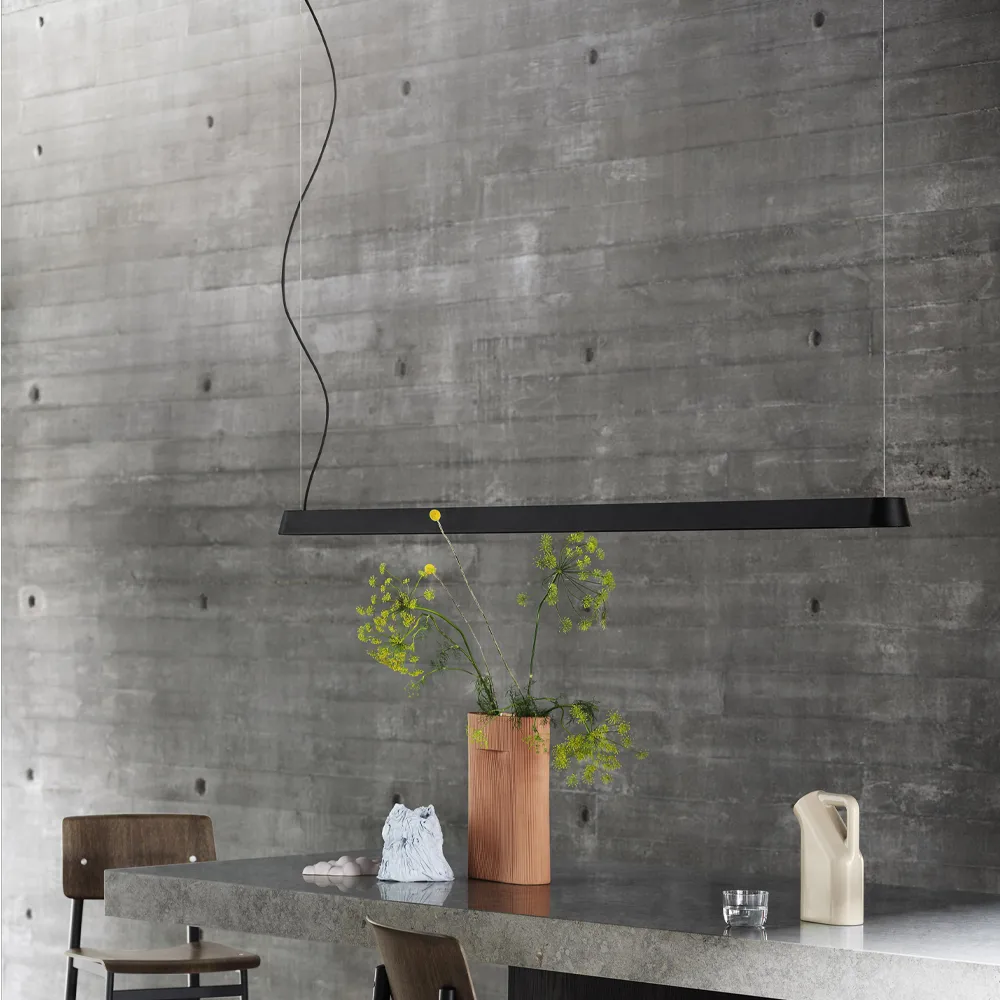 Suspension Linear, black, 169,2 cm Muuto