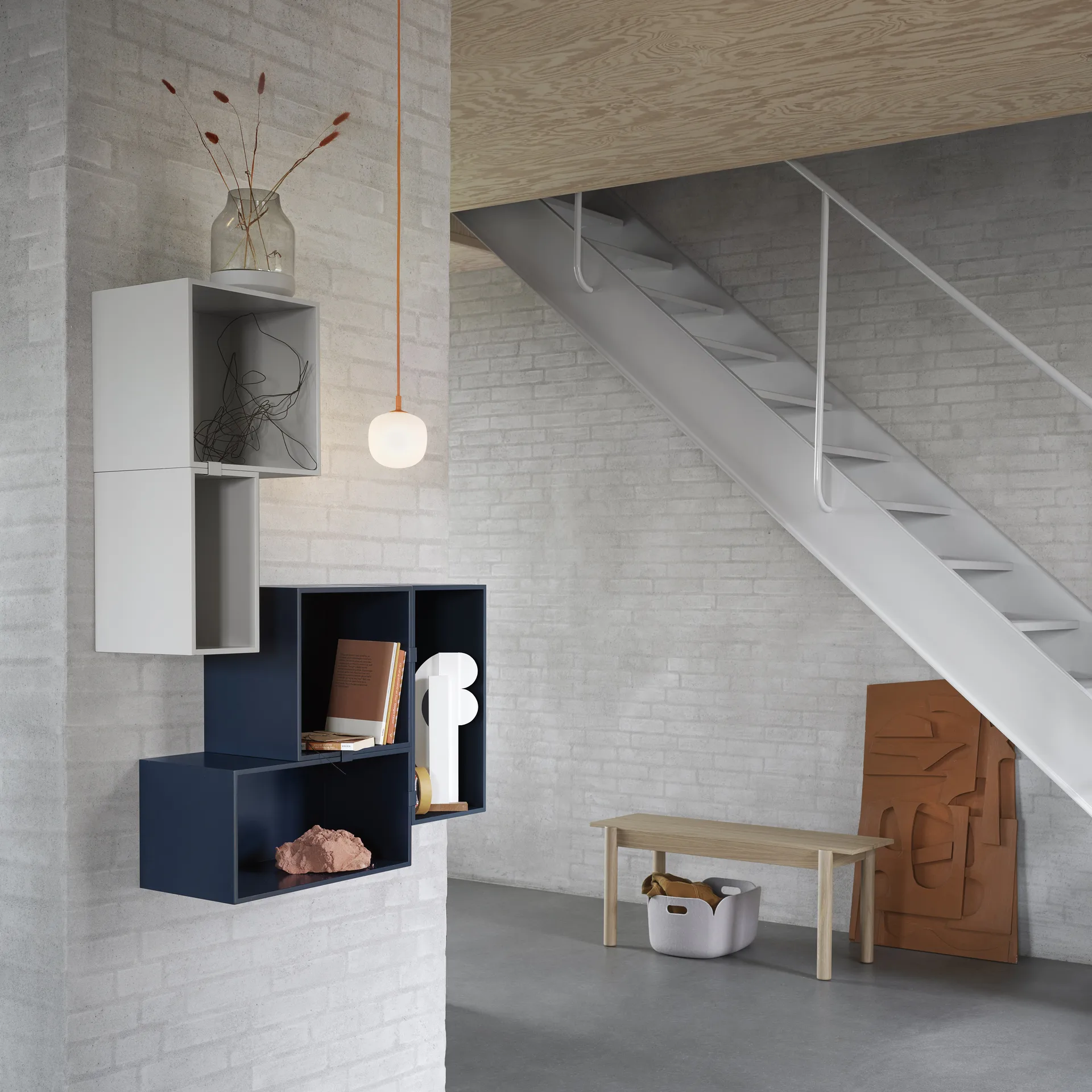 Suspension Rime Ø12 cm, Orange Muuto