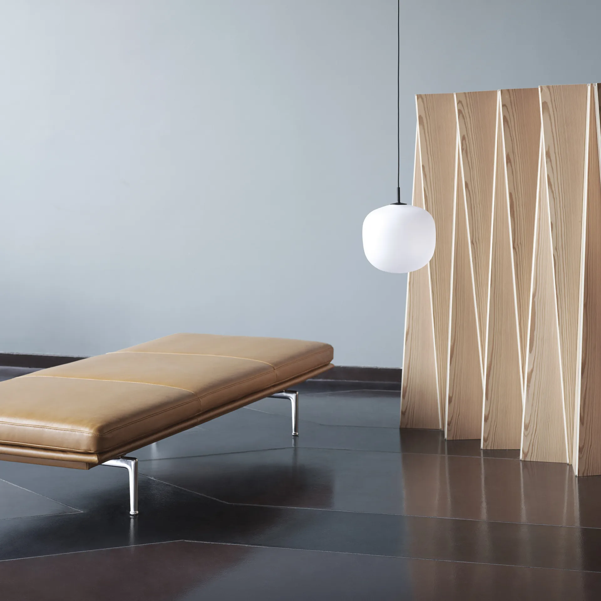 Suspension Rime Ø25 cm, Noir Muuto