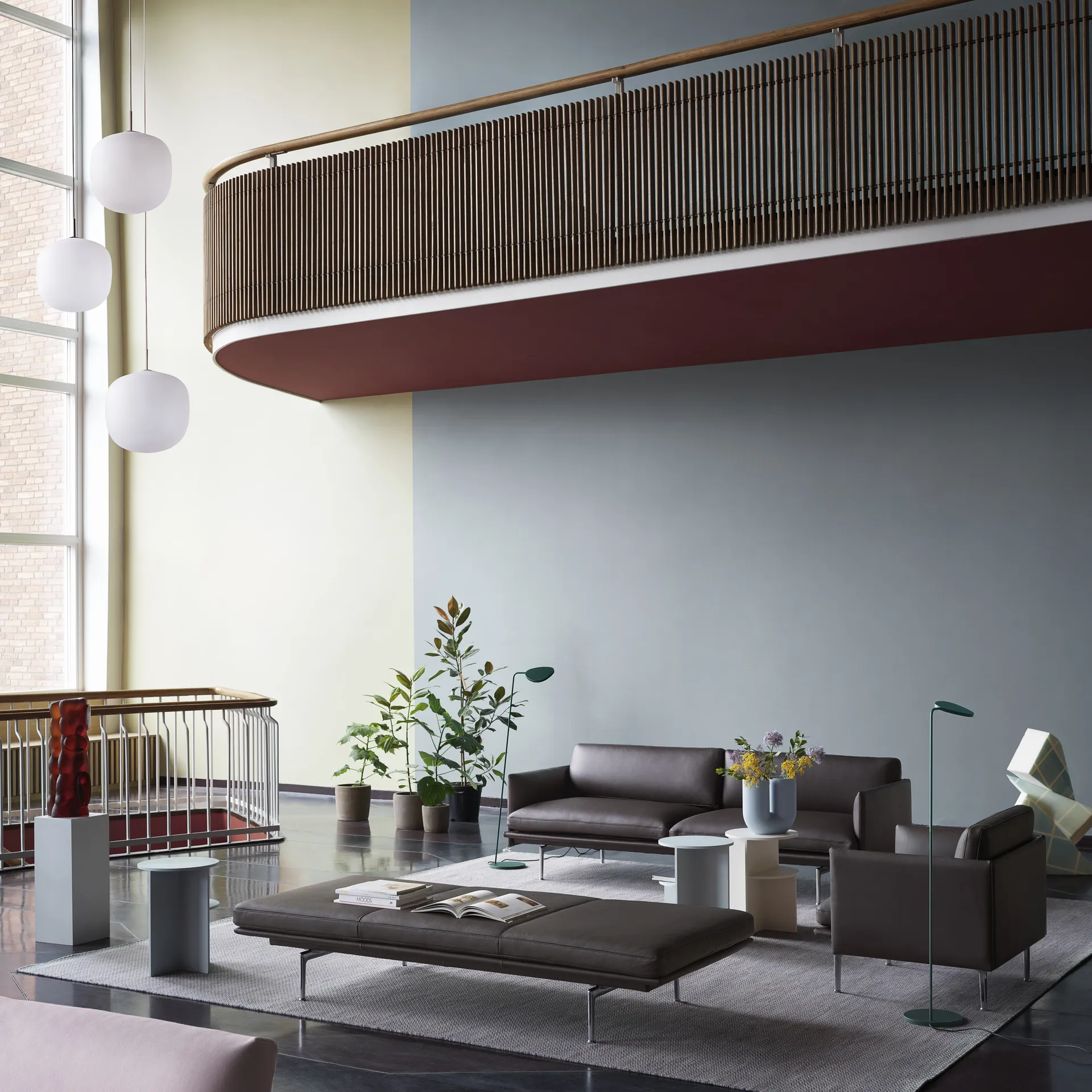 Suspension Rime Ø45 cm, Gris Muuto