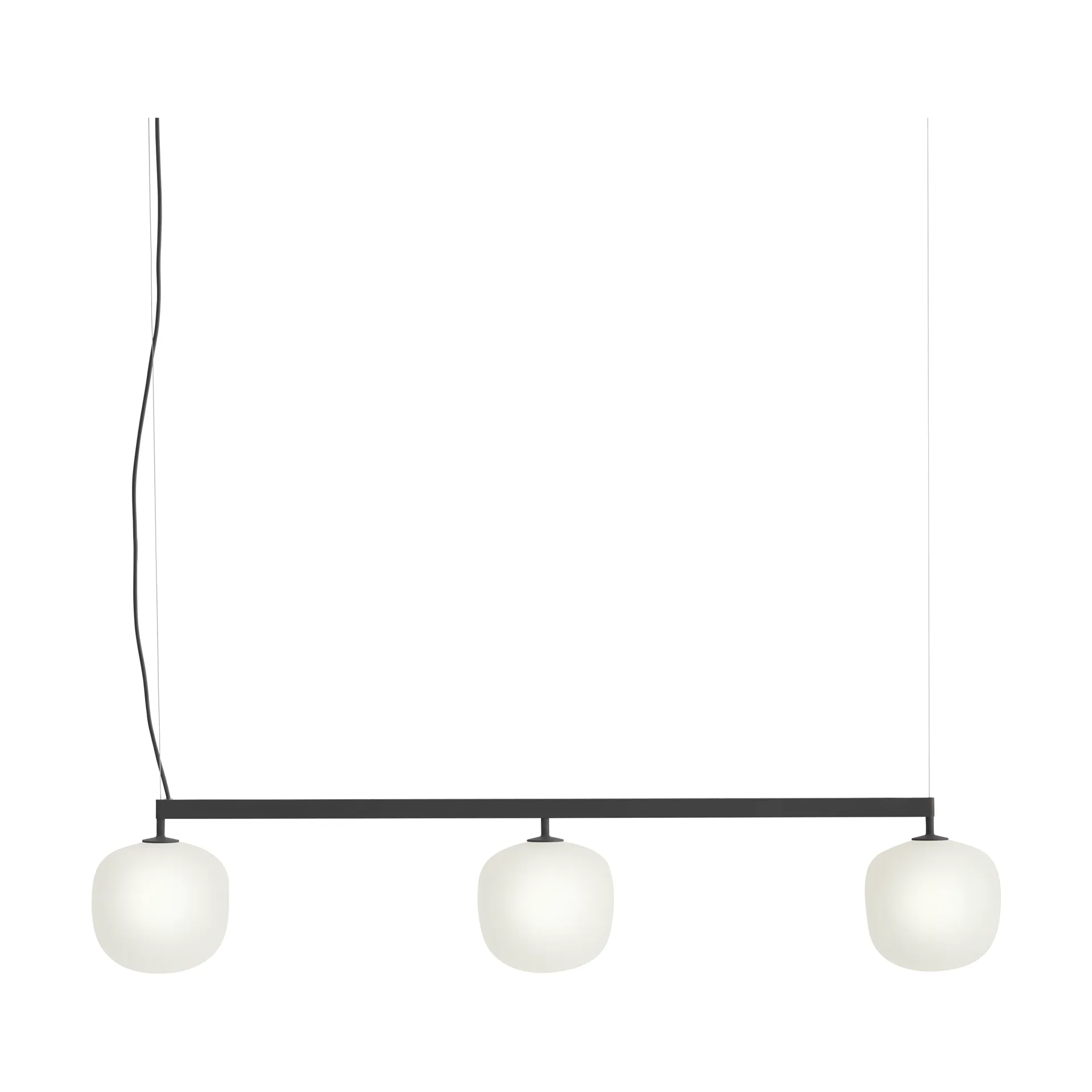 Suspension Rime Rail Lamp, Black Muuto