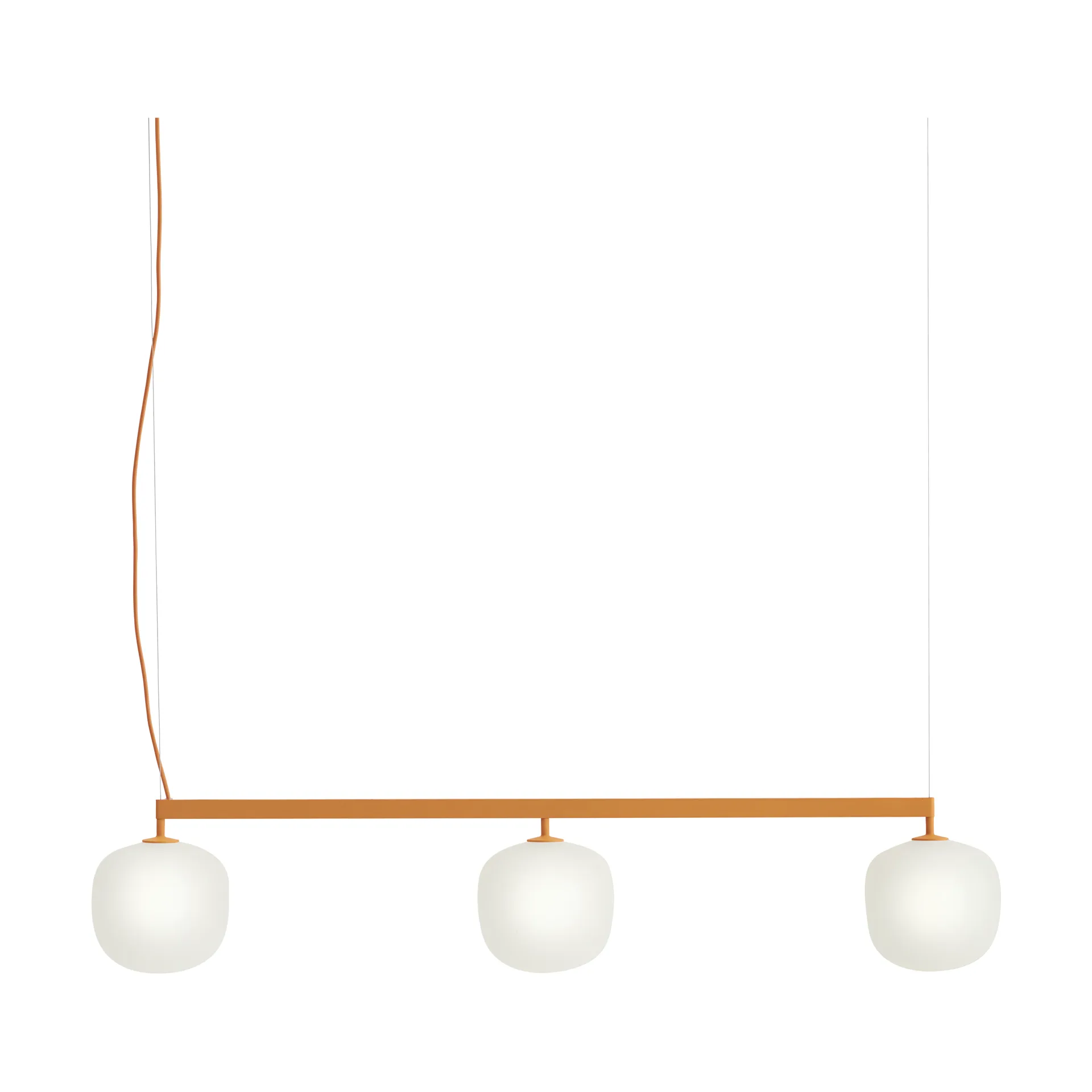 Suspension Rime Rail Lamp, Orange Muuto