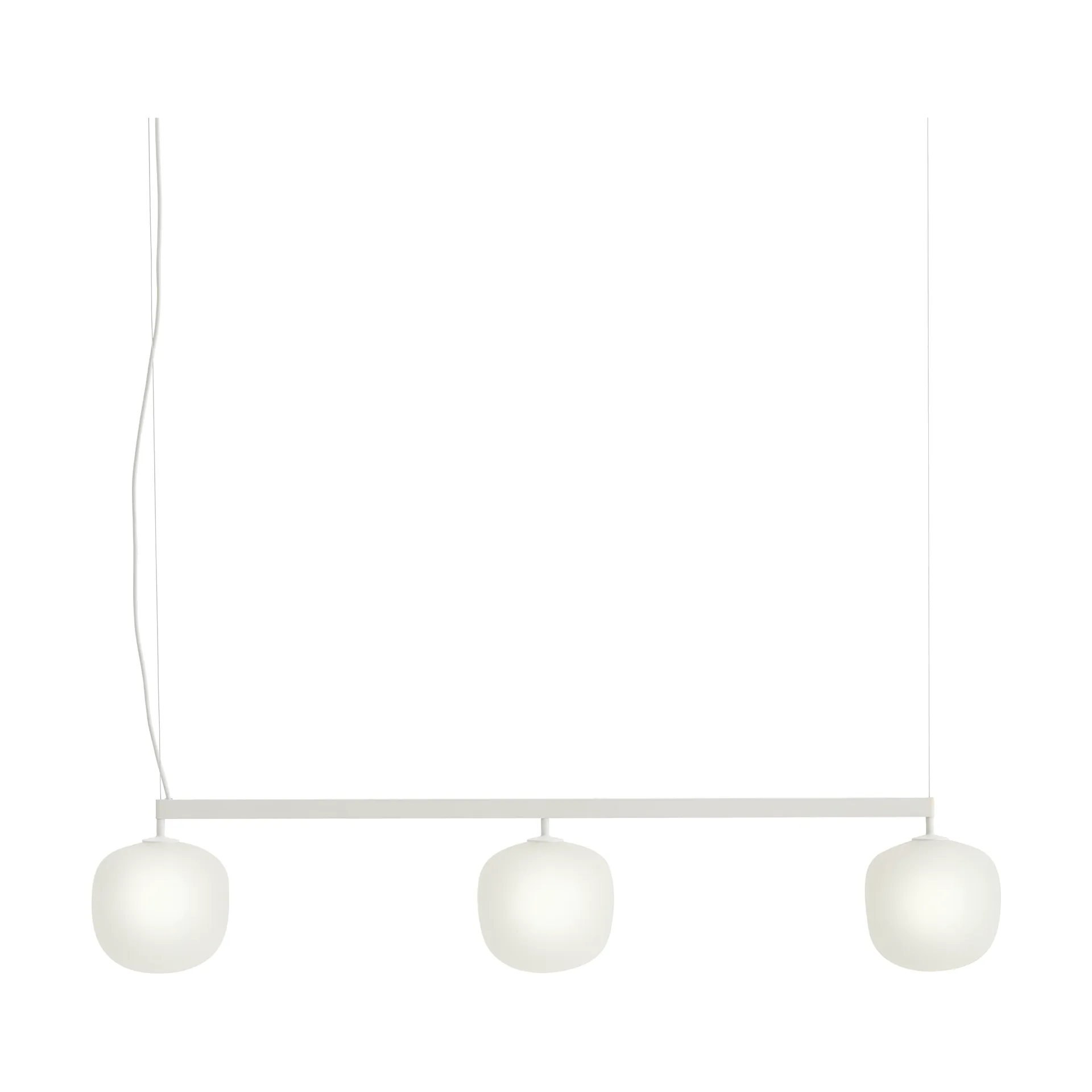 Suspension Rime Rail Lamp, White Muuto