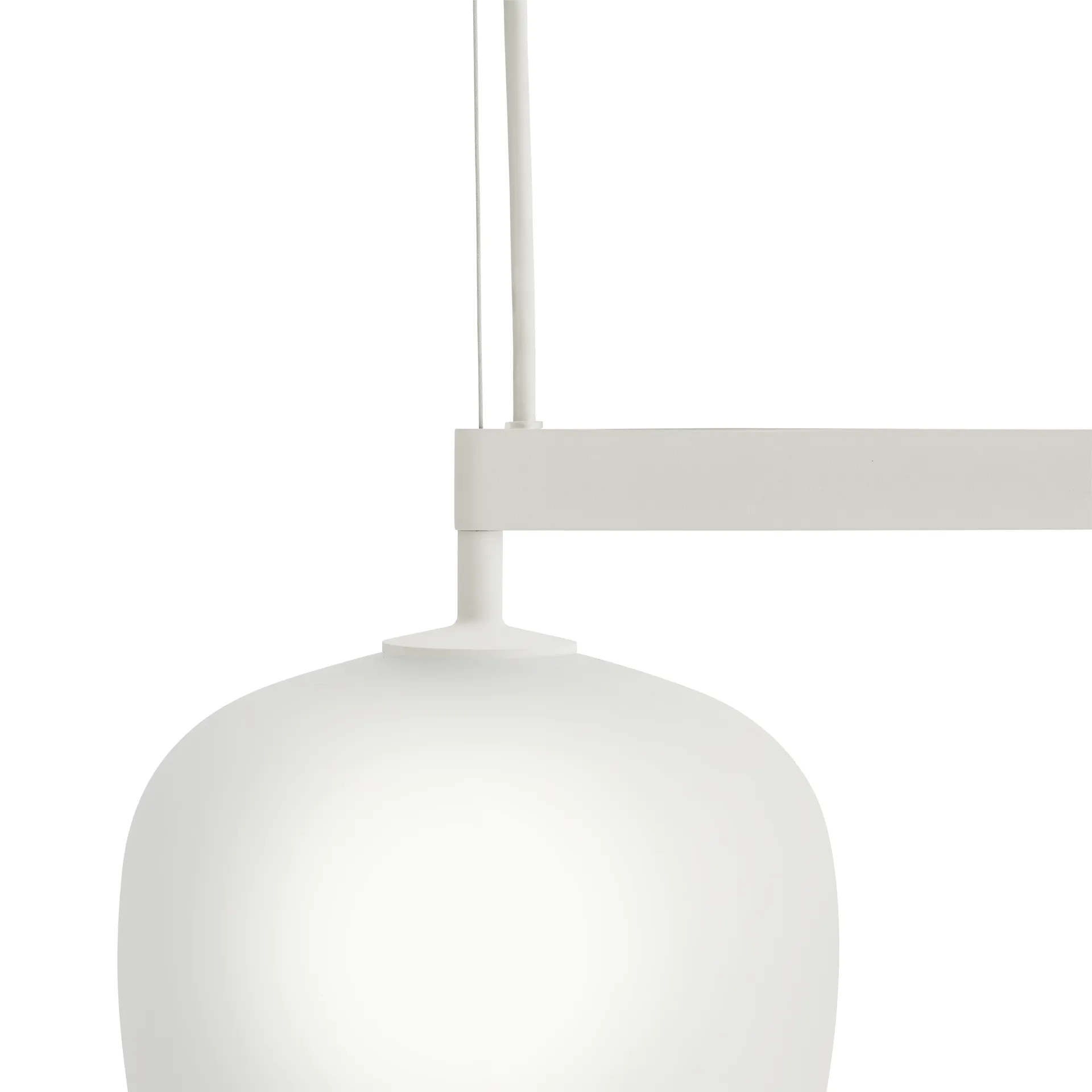 Suspension Rime Rail Lamp, White Muuto