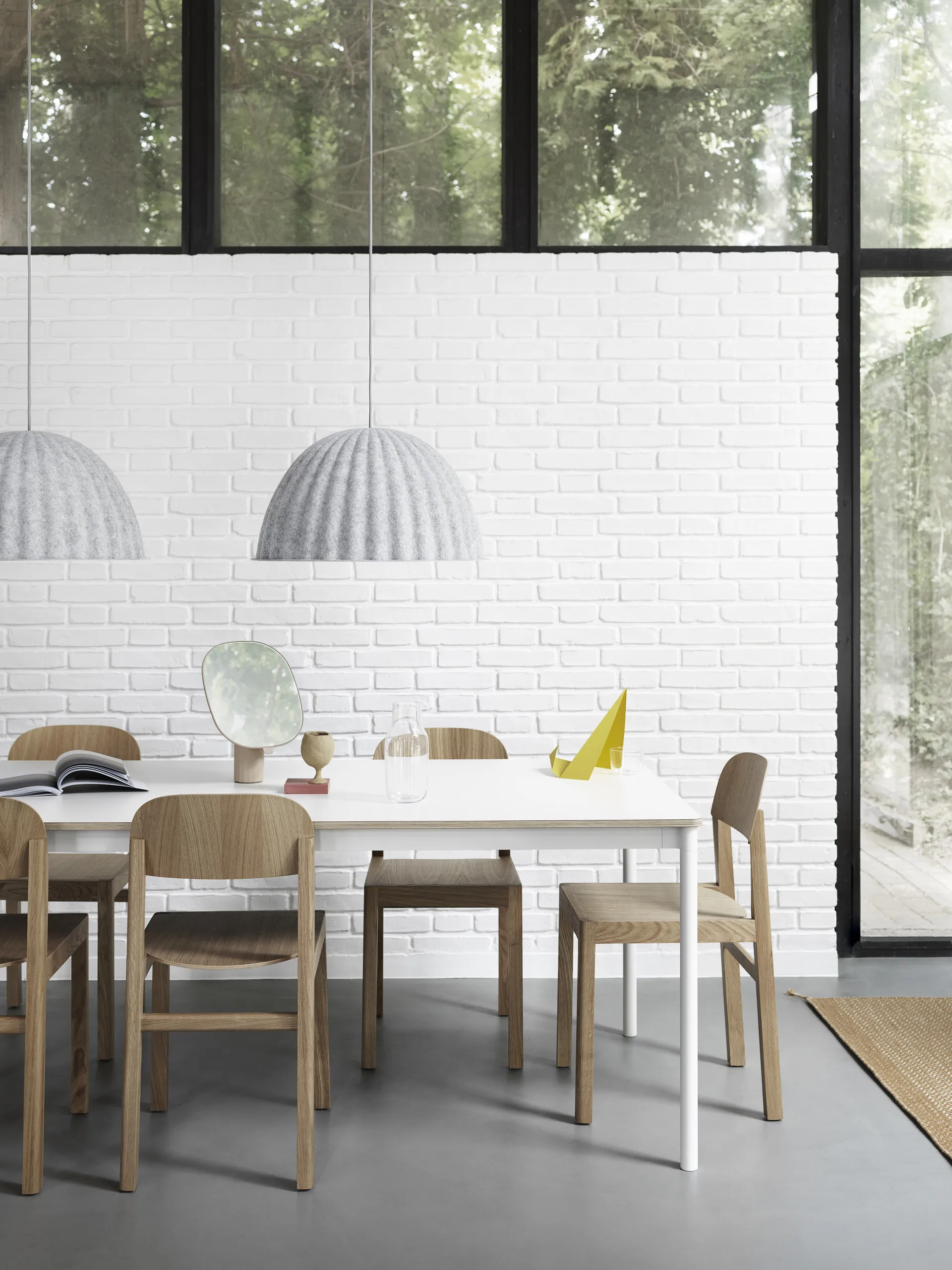 Suspension Under the bell Ø 55 cm, Dark Green Muuto