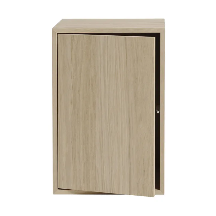 Système de rangement Stacked avec portes large - Chêne - Muuto
