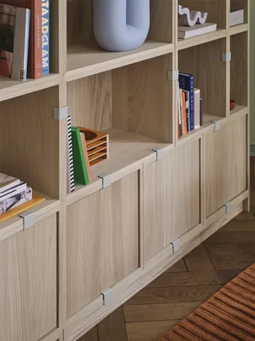 Système de rangement Stacked Bookcase Configuration 1 - Oak - Muuto