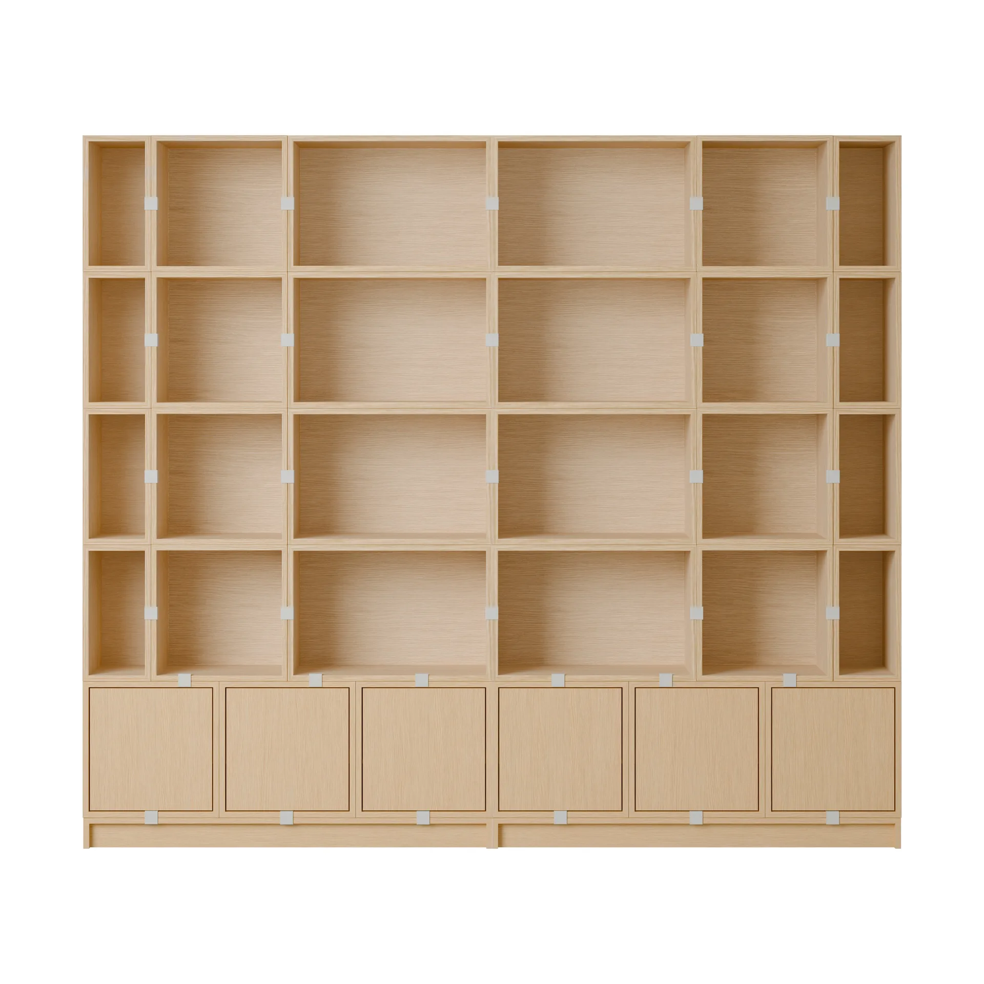 Système de rangement Stacked Bookcase Configuration 1, Oak Muuto