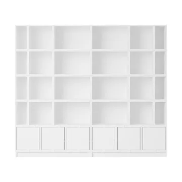 Système de rangement Stacked Bookcase Configuration 1 - White - Muuto