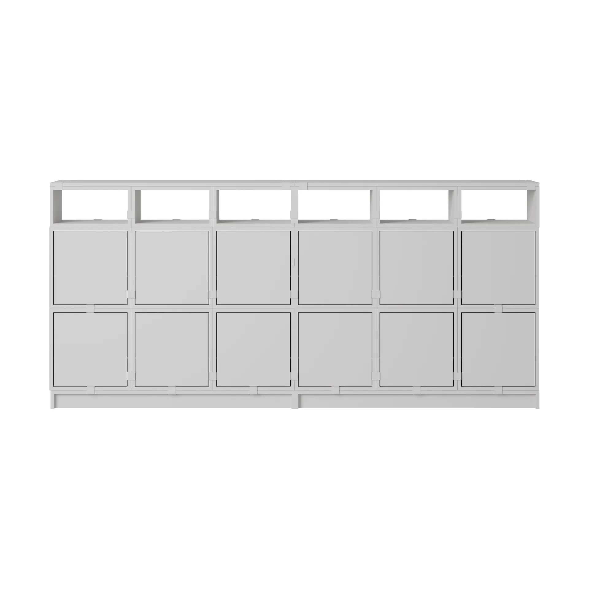 Système de rangement Stacked buffet configuration 1, Grey Muuto