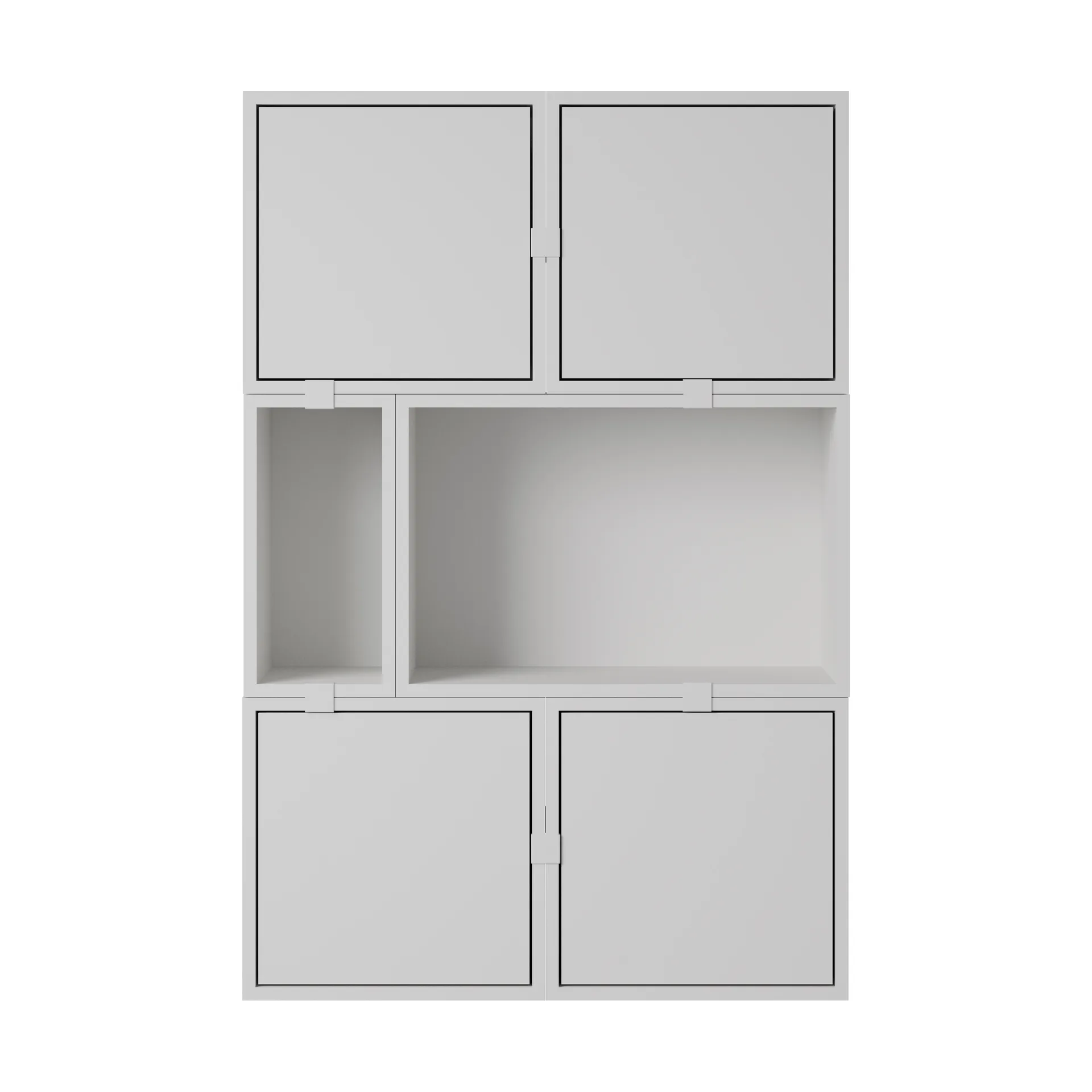 Système de rangement Stacked buffet configuration 4, Grey Muuto