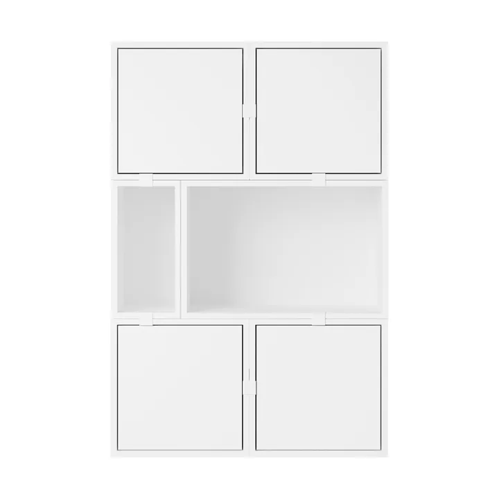 Système de rangement Stacked buffet configuration 4 - White - Muuto