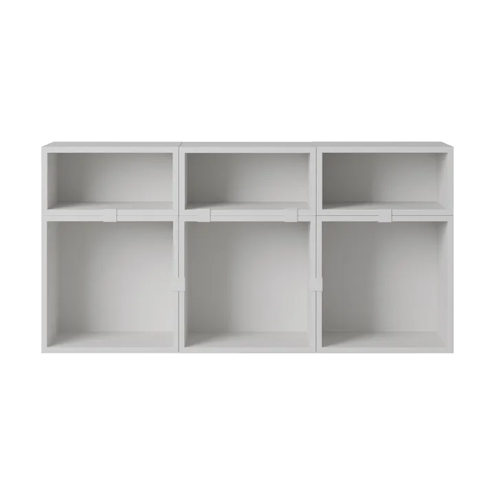 Système de rangement Stacked buffet configuration 5 - Grey - Muuto