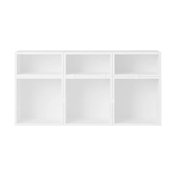 Système de rangement Stacked buffet configuration 5 - White - Muuto