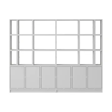 Système de rangement Stacked bureau configuration 2 - Grey - Muuto