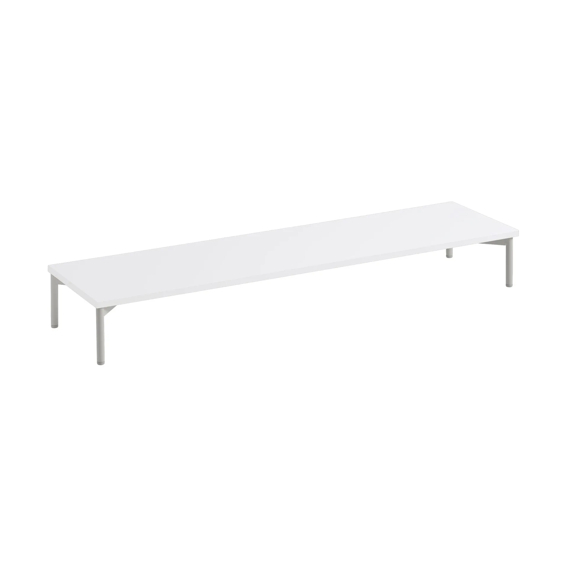 Système de rangement Stacked podium avec base tube, White-grey Muuto
