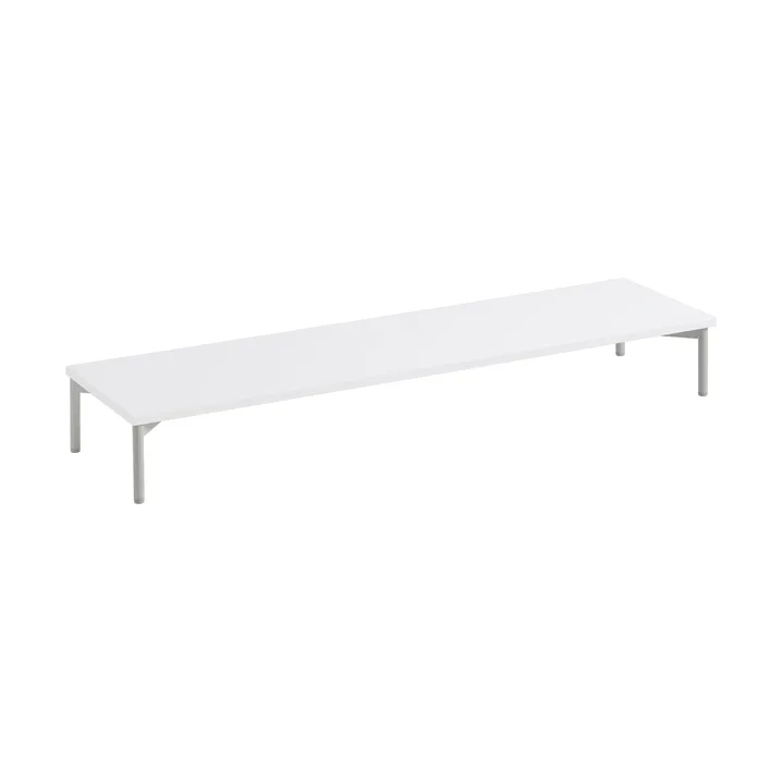 Système de rangement Stacked podium avec base tube - White-grey - Muuto