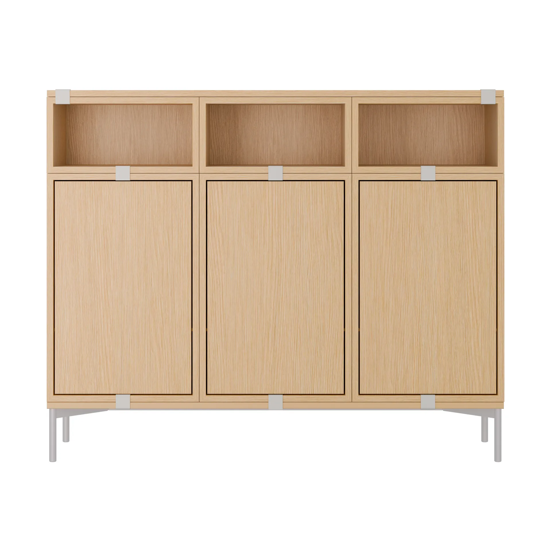 Système de rangement Stacked Sideboard Configuration 3, Oak Muuto