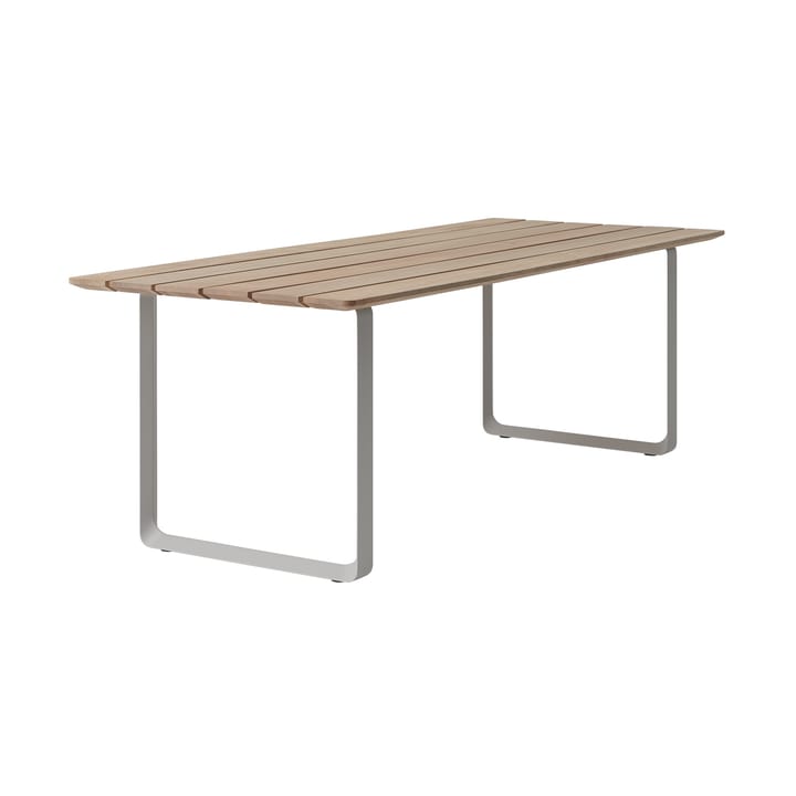 Table 70/70 Outdoor 225x90 cm avec structure en acier gris - undefined - Muuto