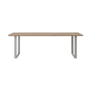 Table 70/70 Outdoor 225x90 cm avec structure en acier gris - undefined - Muuto