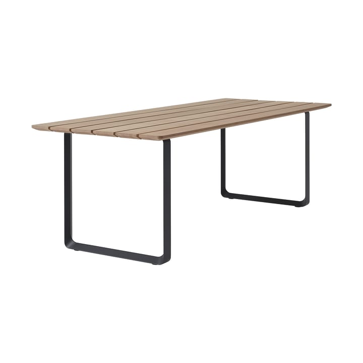 Table 70/70 Outdoor 225x90 cm avec structure en acier noir - undefined - Muuto