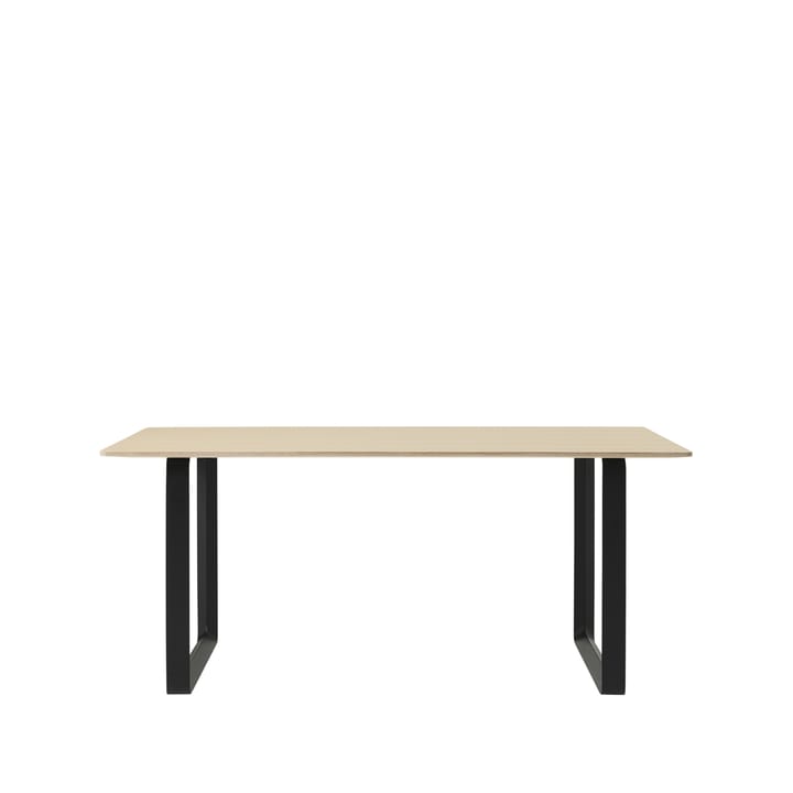 Table à manger 70/70 170x85 cm - Oak veener-Plywood-Black - Muuto