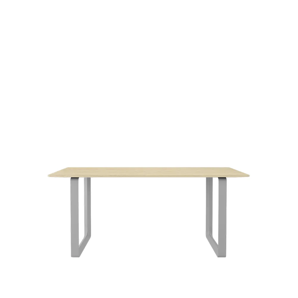 Table à manger 70/70 170x85 cm, Solid oak-Grey Muuto