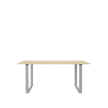 Table à manger 70/70 170x85 cm - Solid oak-Grey - Muuto