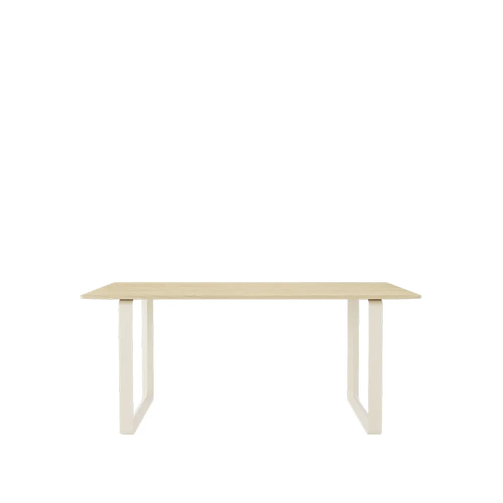 Table à manger 70/70 170x85 cm, Solid oak-Sand Muuto