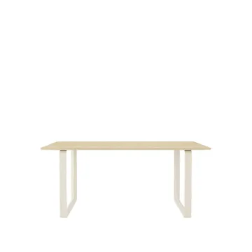 Table à manger 70/70 170x85 cm - Solid oak-Sand - Muuto