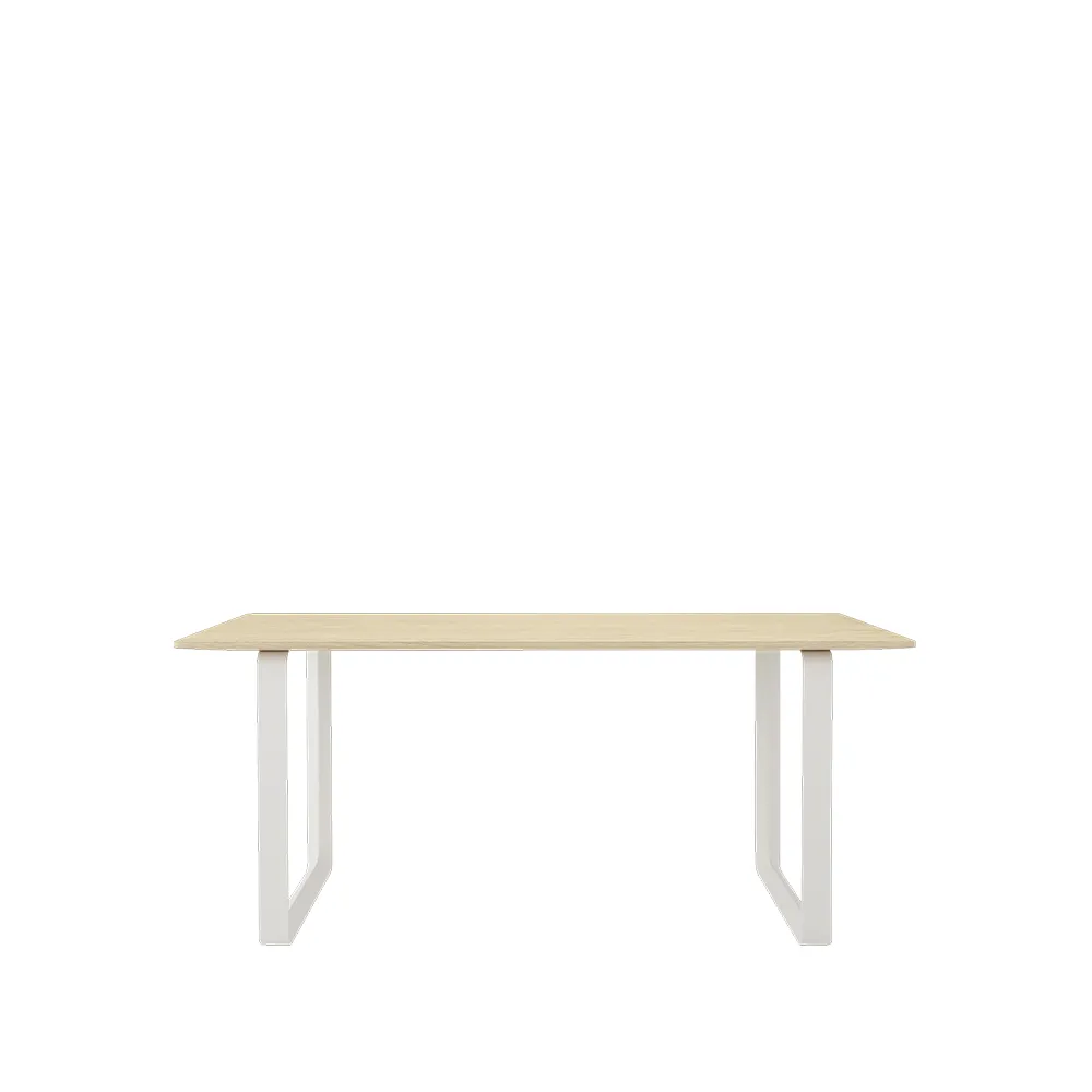 Table à manger 70/70 170x85 cm, Solid oak-White Muuto