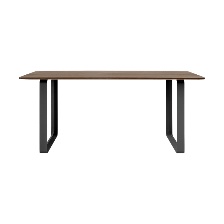 Table à manger 70/70 170x85 cm - Solid smoked oak-Black - Muuto
