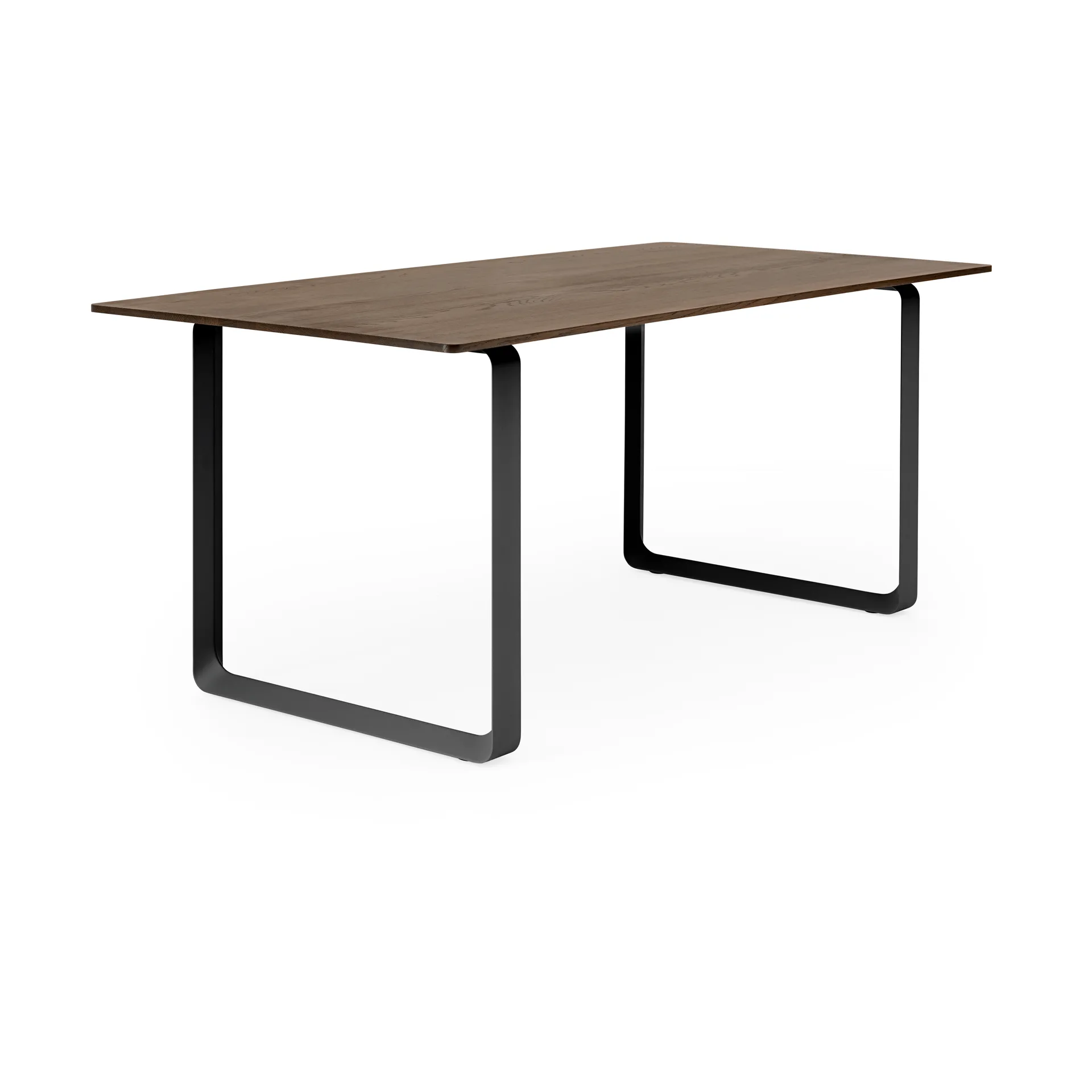 Table à manger 70/70 170x85 cm, Solid smoked oak-Black Muuto