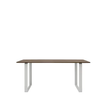 Table à manger 70/70 170x85 cm - Solid smoked oak-Grey - Muuto