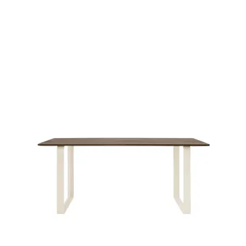Table à manger 70/70 170x85 cm - Solid smoked oak-Sand - Muuto
